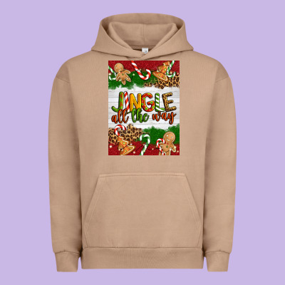 Christmas Jingle All The Way Urban Hoodie Designed By Artiststas