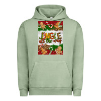 Pigment Oil Green Christmas Jingle All The Way Urban Hoodie - Artiststas