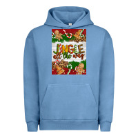 Pigment Pebble Blue Christmas Jingle All The Way Urban Hoodie - Artiststas