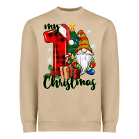 Mushroom my first christmas gnome Heavyweight Sweatshirt - CowGirlArtShop