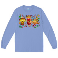 Colony Blue Mexican taco nacho and souce Long Sleeve Tee - NancyCooperArtShop