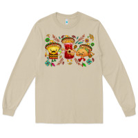 Mushroom Mexican taco nacho and souce Long Sleeve Tee - NancyCooperArtShop