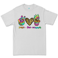 Dove Grey peace love summer Premium Tee - JahusDesignShop