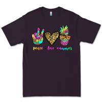 Plum peace love summer Premium Tee - JahusDesignShop