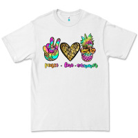 White peace love summer Premium Tee - JahusDesignShop
