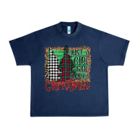 Navy Just A Girl Who Loves Christmas Urban Heavy Tee - Bettercallsaul