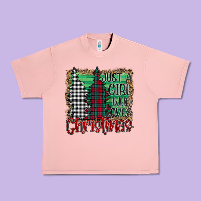 Just A Girl Who Loves Christmas Urban Heavy Tee Designed By Bettercallsaul