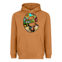 Meerkat farm life alphabet lowercase letters e Heavyweight Hoodie - BundleAndBundleShop