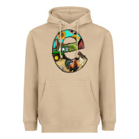 Mushroom farm life alphabet lowercase letters e Heavyweight Hoodie - BundleAndBundleShop