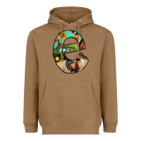 Toasted Coconut farm life alphabet lowercase letters e Heavyweight Hoodie - BundleAndBundleShop