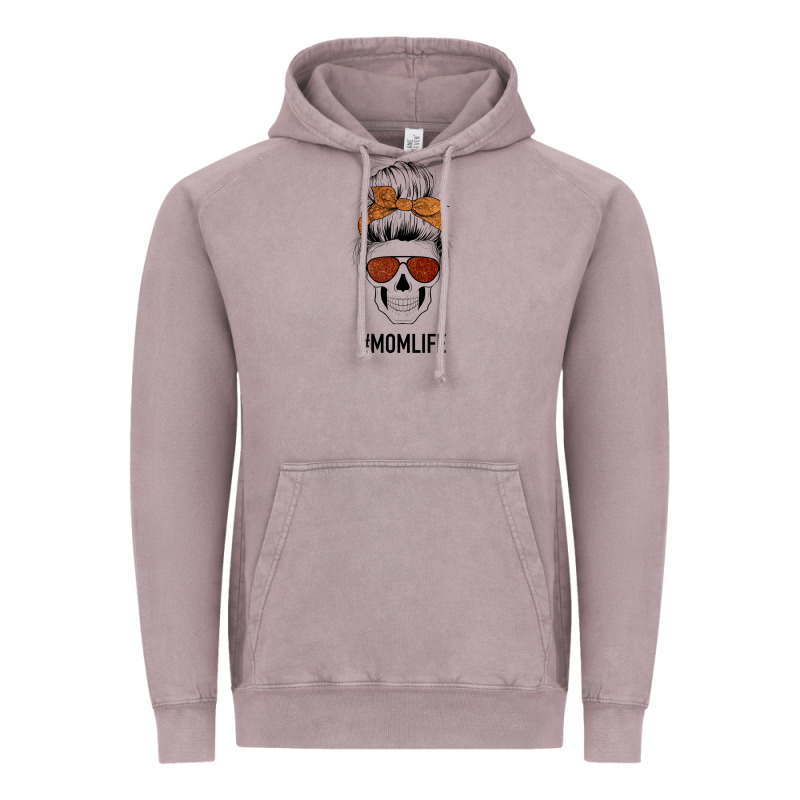 Glitter Western Patterned Mom Skull Vintage Hoodie by Bettercallsaul | Teevron