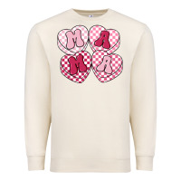 Sandshell mama candy hearts Premium Sweatshirt - LillyAllenDesigns