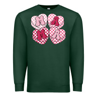 Sports Green mama candy hearts Premium Sweatshirt - LillyAllenDesigns