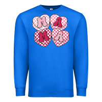 True Royal mama candy hearts Premium Sweatshirt - LillyAllenDesigns