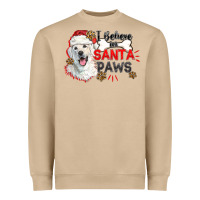 Mushroom i believe in santa paws Heavyweight Sweatshirt - CowGirlArtShop