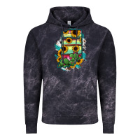 Cloud Black Indiana Map Sunflower Cactus Serape Vintage Hoodie - RanaPortraitStore