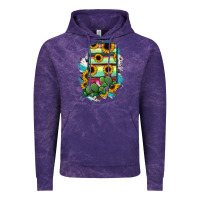 Cloud Purple Indiana Map Sunflower Cactus Serape Vintage Hoodie - RanaPortraitStore