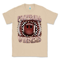 Mushroom football vibes smiley face Classic Tee - BarkalooDesign