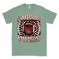 Sage football vibes smiley face Classic Tee - BarkalooDesign