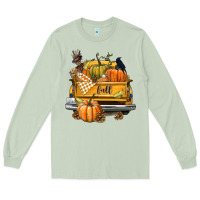 Matcha Fall Truck Long Sleeve Tee - texasbilliewilder