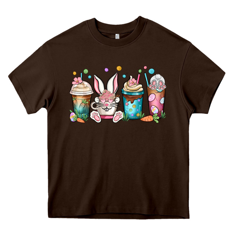Easter Coffee Cups Heavy Core Tee by MaliasSmallBusiness | Teevron
