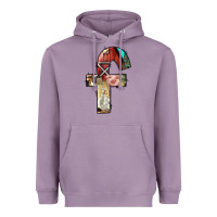 Lavender farm life alphabet lowercase letters f Heavyweight Hoodie - BundleAndBundleShop