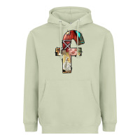 Matcha farm life alphabet lowercase letters f Heavyweight Hoodie - BundleAndBundleShop