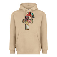 Mushroom farm life alphabet lowercase letters f Heavyweight Hoodie - BundleAndBundleShop
