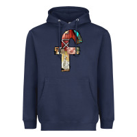 Navy farm life alphabet lowercase letters f Heavyweight Hoodie - BundleAndBundleShop
