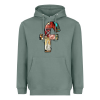 Sage farm life alphabet lowercase letters f Heavyweight Hoodie - BundleAndBundleShop