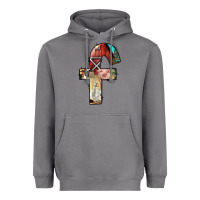 Farm Life Alphabet Lowercase Letters F Heavyweight Hoodie | Teevron