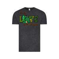 Vintage Black For The Love Of The Dragons Vintage Tee - RanaPortraitStore