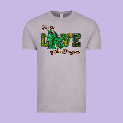 For The Love Of The Dragons Vintage Tee Designed By Ranaportraitstore