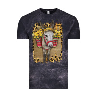 Cloud Black Donkey With Sunflowers Vintage Tee - Bettercallsaul