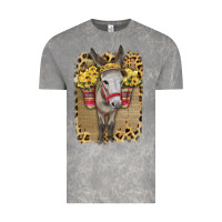 Cloud Rock Donkey With Sunflowers Vintage Tee - Bettercallsaul