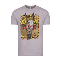 Vintage Zinc Donkey With Sunflowers Vintage Tee - Bettercallsaul