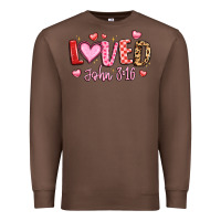 Chestnut loved john 3 16 Premium Sweatshirt - LillyAllenDesigns