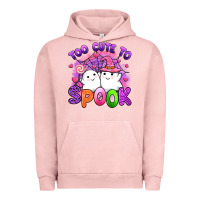 Pigment Salmon too cute spook Urban Hoodie - Artiststas