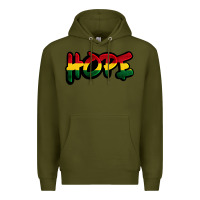 Army Green Juneteenth hope Premium Hoodie - FaDigitalArtStudio