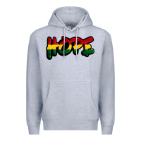 Heather Grey Juneteenth hope Premium Hoodie - FaDigitalArtStudio