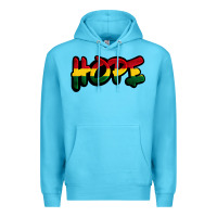 Ocean Blue Juneteenth hope Premium Hoodie - FaDigitalArtStudio