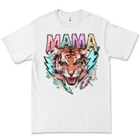 White mama tiger lightning bolt Premium Tee - NancyCooperArtShop