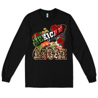 Black Mexican Mom Long Sleeve Tee - NancyCooperArtShop