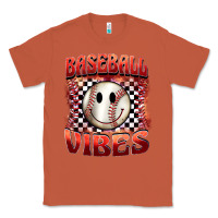 Copper baseball vibes smiley face Classic Tee - BarkalooDesign