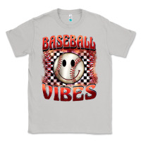 Moon Dust baseball vibes smiley face Classic Tee - BarkalooDesign