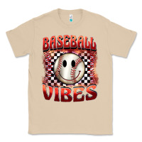 Mushroom baseball vibes smiley face Classic Tee - BarkalooDesign
