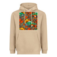 Mushroom fall truck seamless pattern Heavyweight Hoodie - BundleAndBundleShop