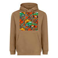 Toasted Coconut fall truck seamless pattern Heavyweight Hoodie - BundleAndBundleShop