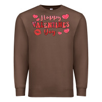 Chestnut happy valentine's day Premium Sweatshirt - LillyAllenDesigns