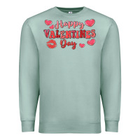 Seafoam happy valentine's day Premium Sweatshirt - LillyAllenDesigns